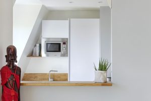 renovation, cuisine, nogent sur marne, Virginie Durieux, décoratrice d'intérieur, Mon oeil dans la deco, val de marne, paris, decoration d'intérieur, sous pente, comble, agencement